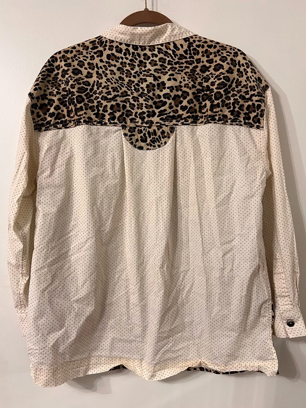 FREE PEOPLE INTIMATELY CHEETAH PRINT CONTRAST BUTTON DOWN TOP ✨